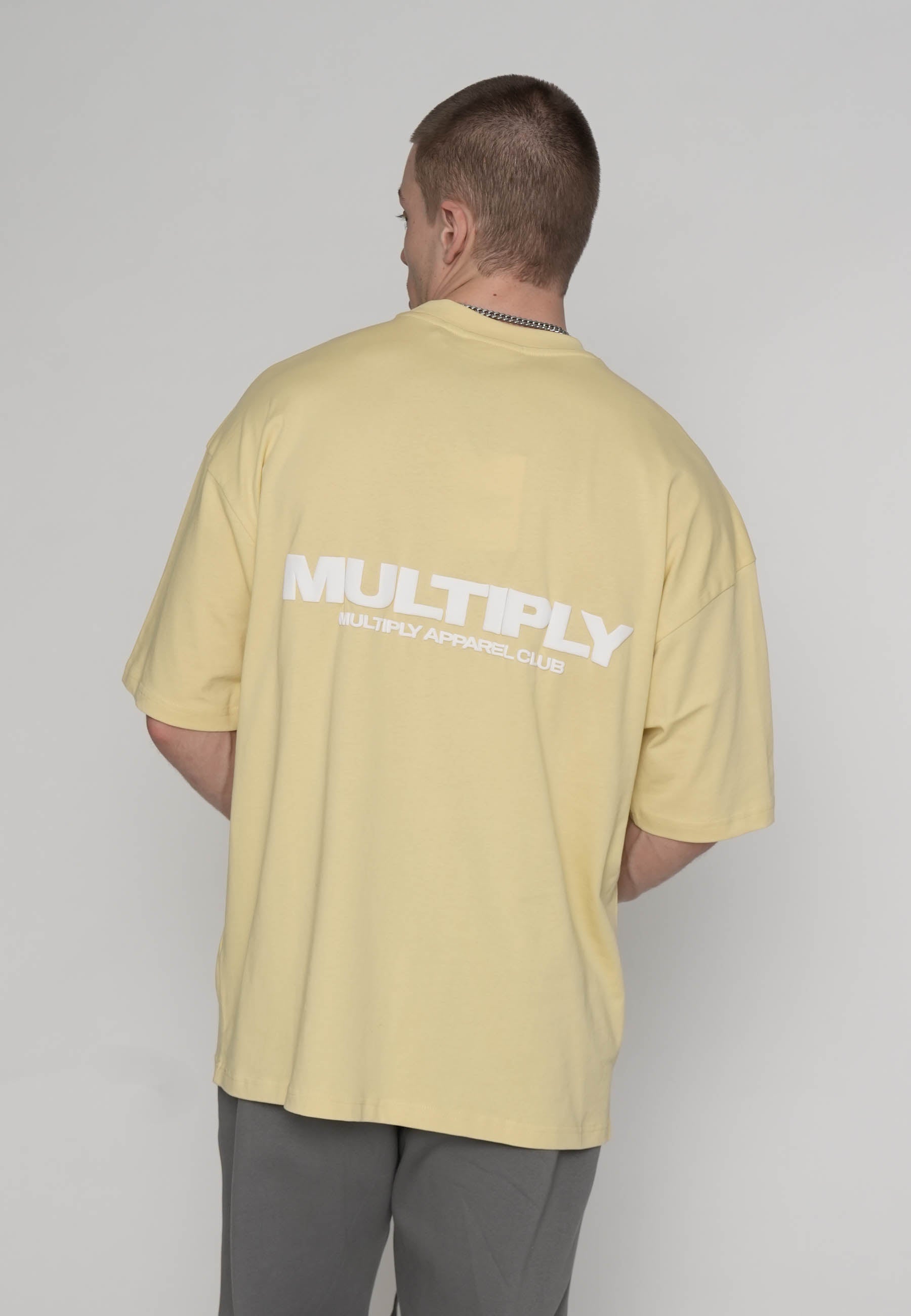 Multiply Apparel Oversize T-shirt MULTIPLY Straw – weitere Ansicht 3