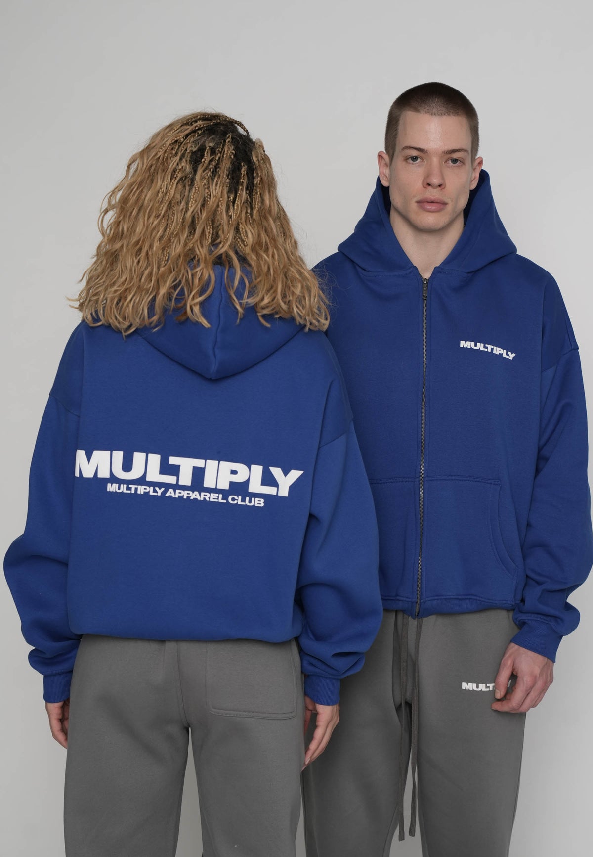 Oversize Zip Hoodie MULTIPLY Surf the Web