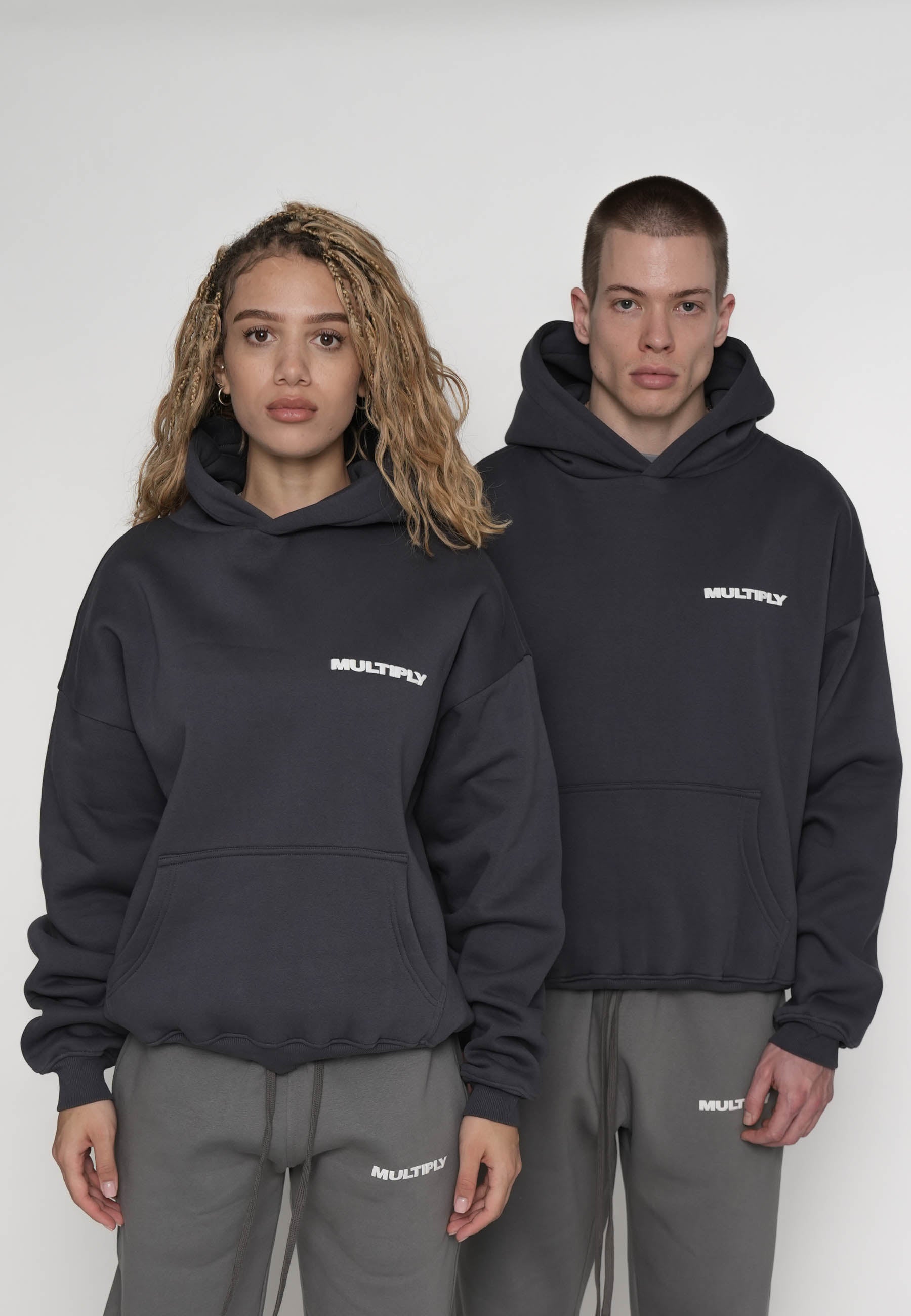 Multiply Apparel Oversize Hoodie MULTIPLY Ombre Blue – weitere Ansicht 5