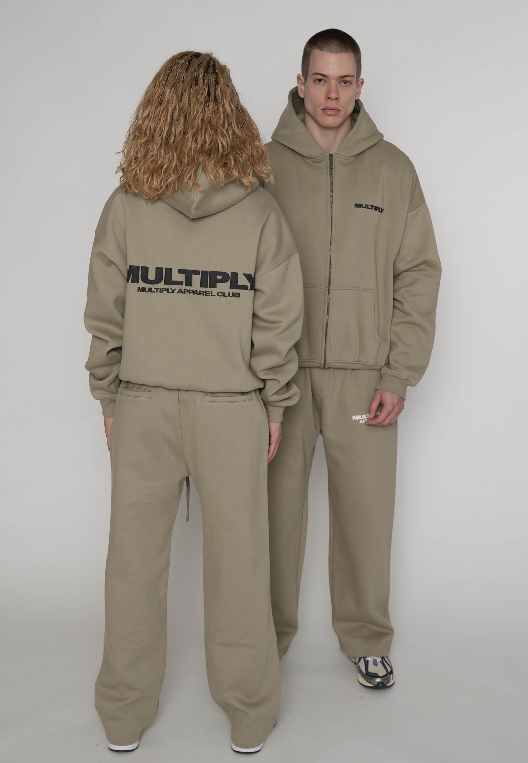 Multiply Apparel Oversize Zip Hoodie MULTIPLY Laurel Oak – weitere Ansicht 4