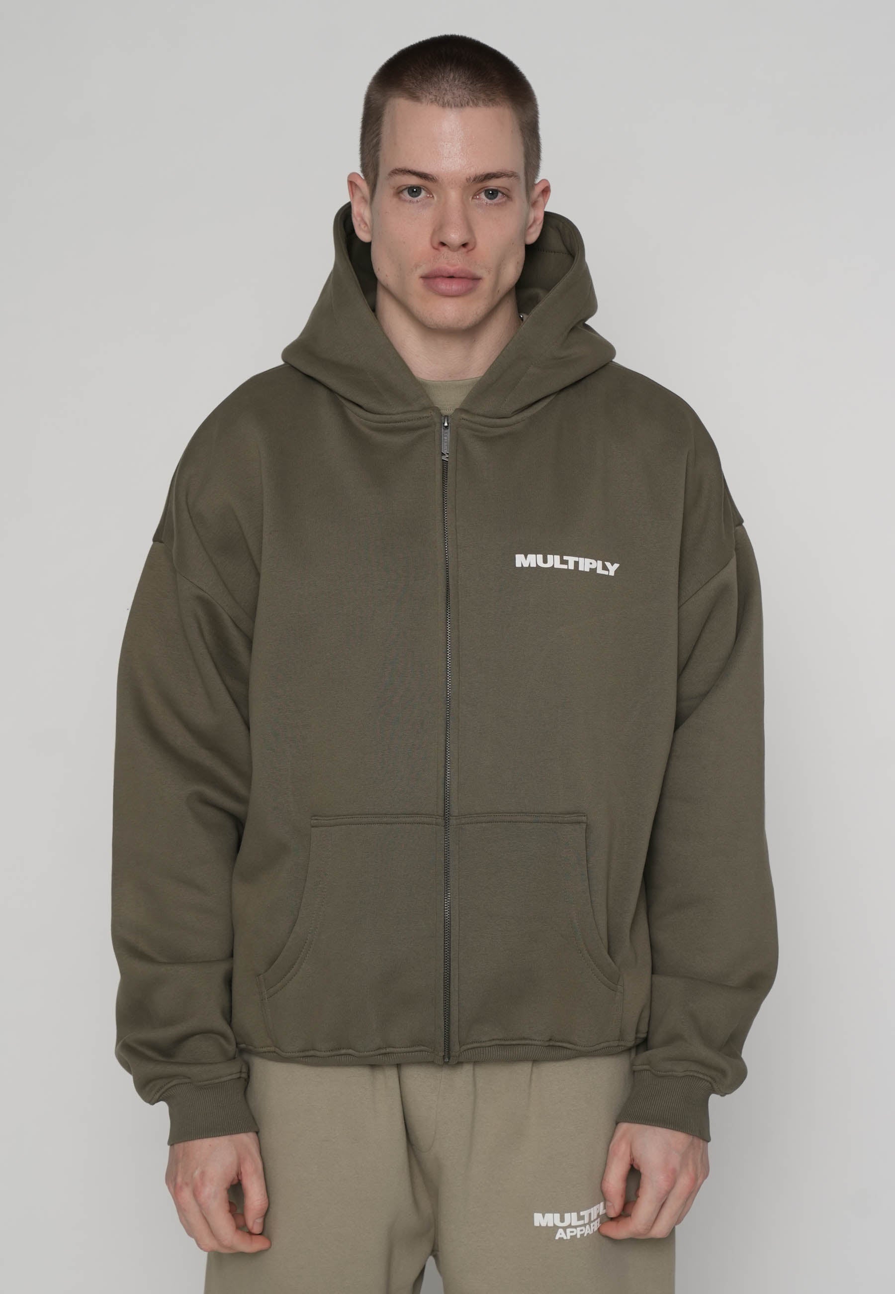 Multiply Apparel Oversize Zip Hoodie MULTIPLY Kalamata – weitere Ansicht 3