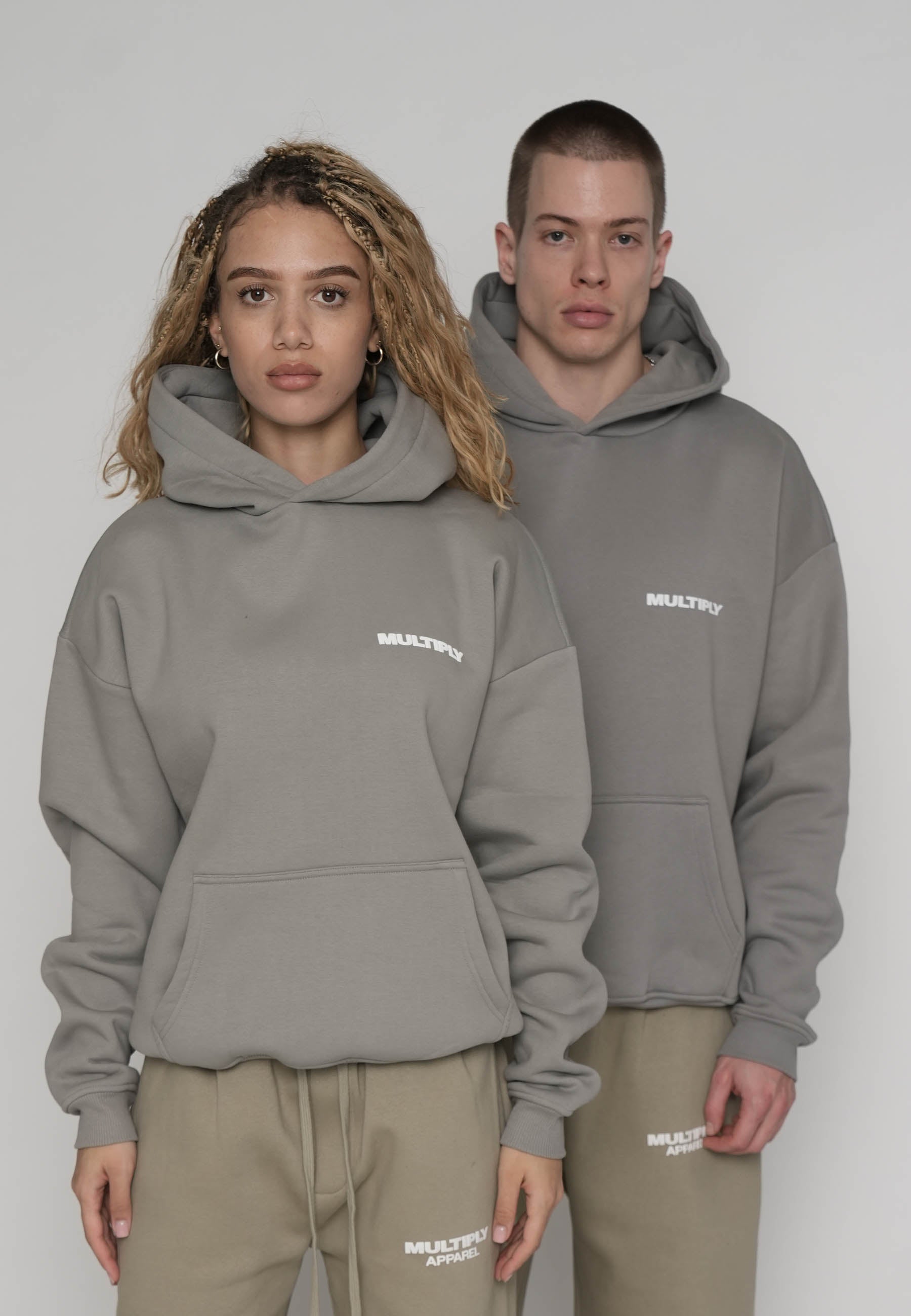 Multiply Apparel Oversize Hoodie MULTIPLY Ultimate Grey – weitere Ansicht 4