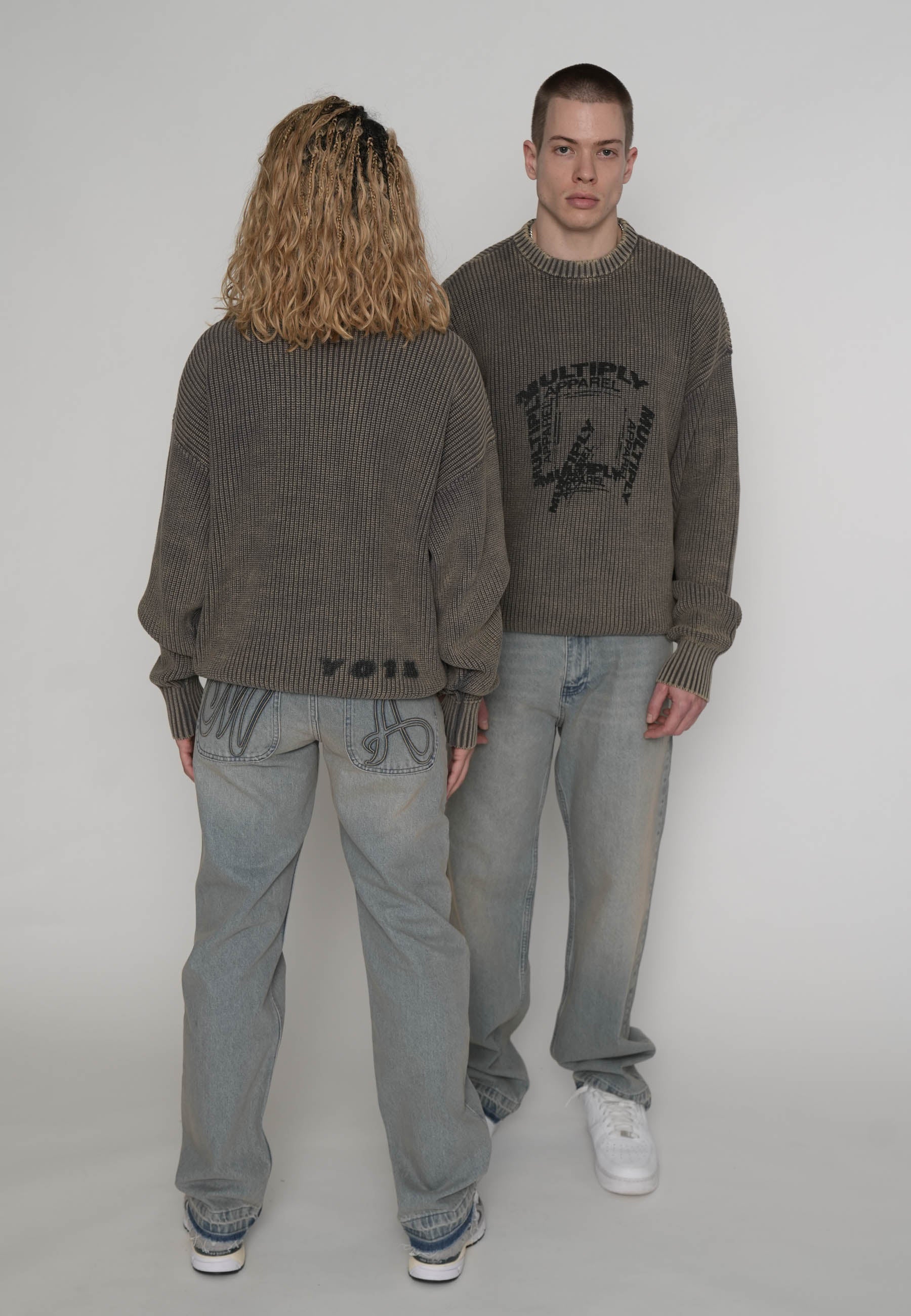 Multiply Apparel Oversize Sweatshirt TUNNEL Gargoyle – weitere Ansicht 5