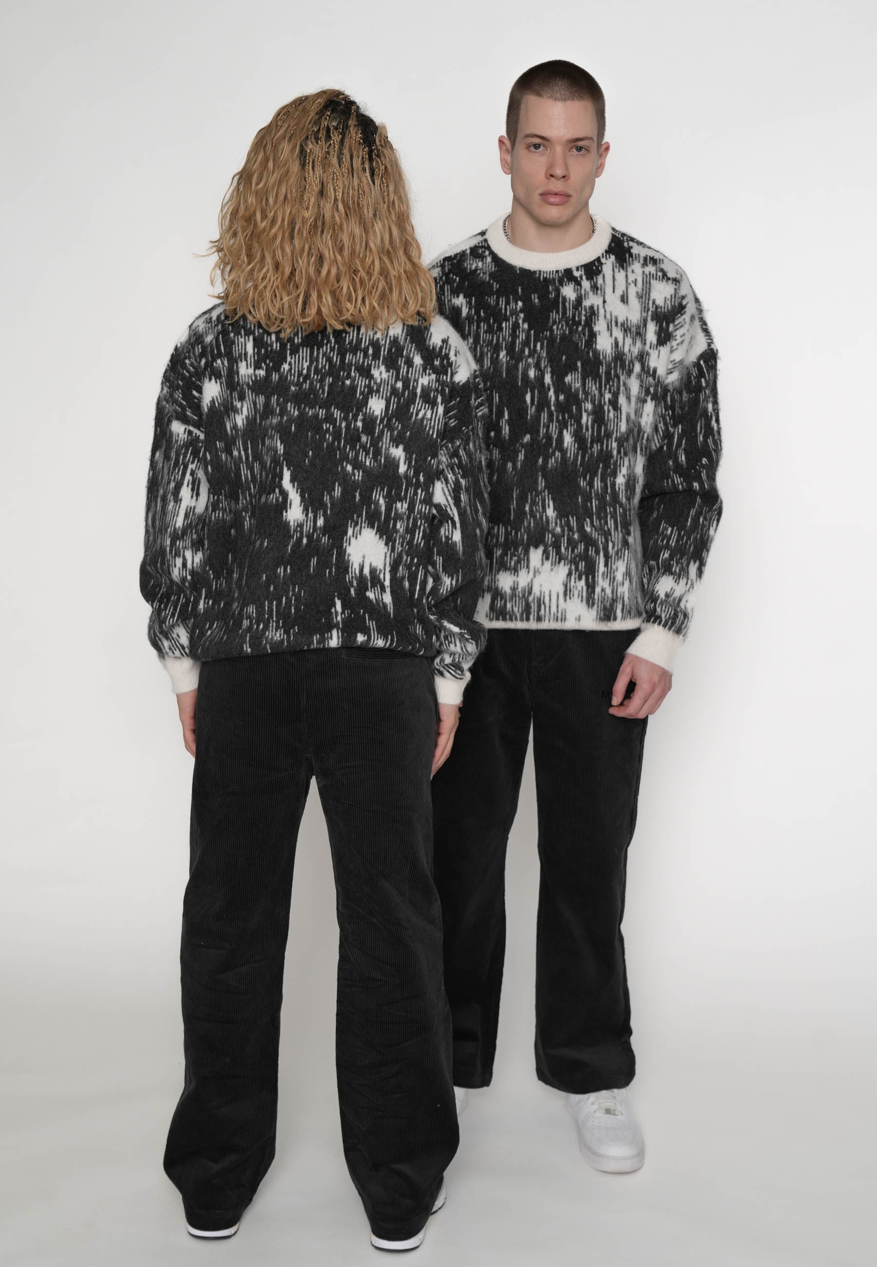 Oversized sweatshirt BATTLEFIELD Black olive