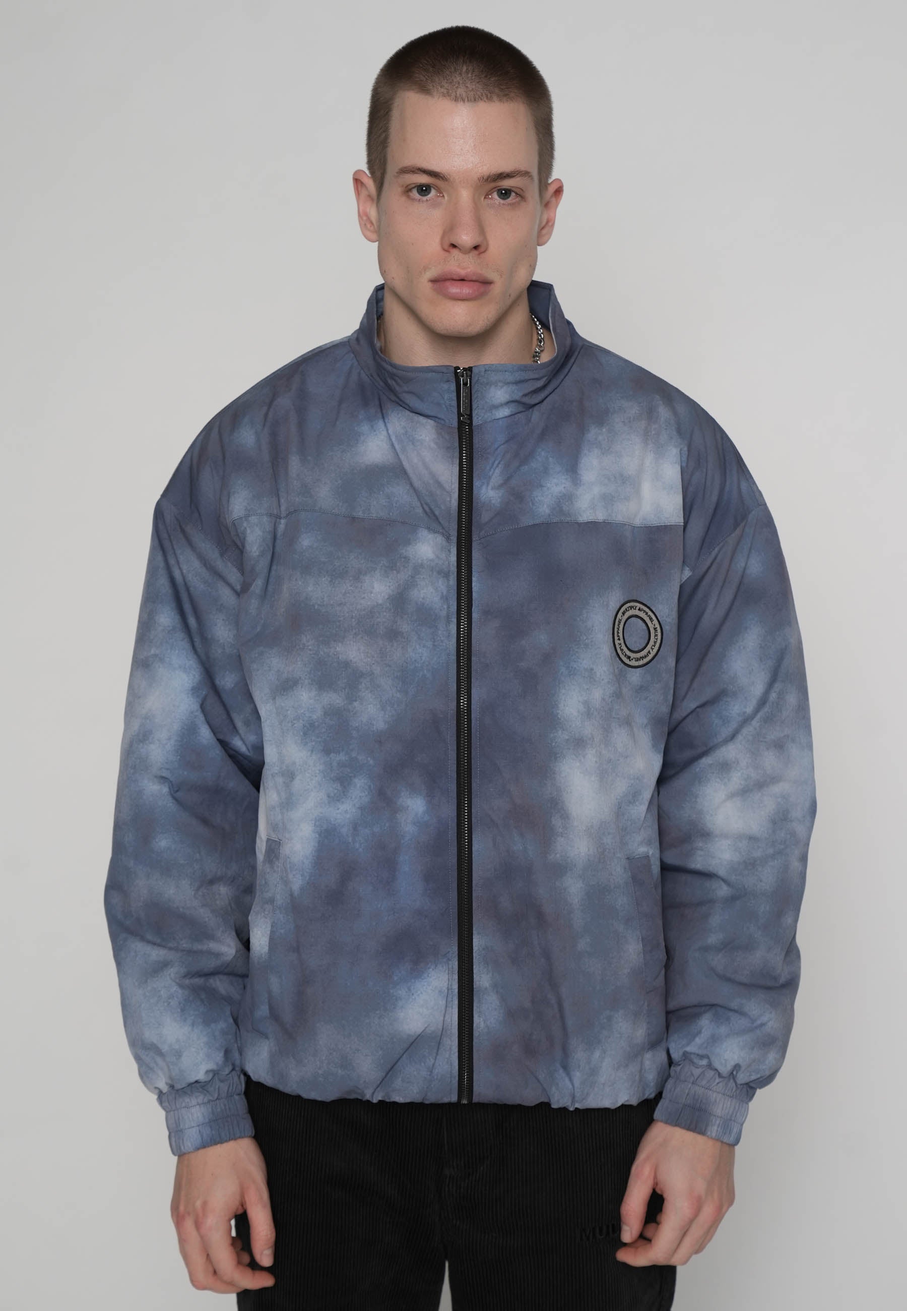 Panneled Windbreaker BREAKER Black