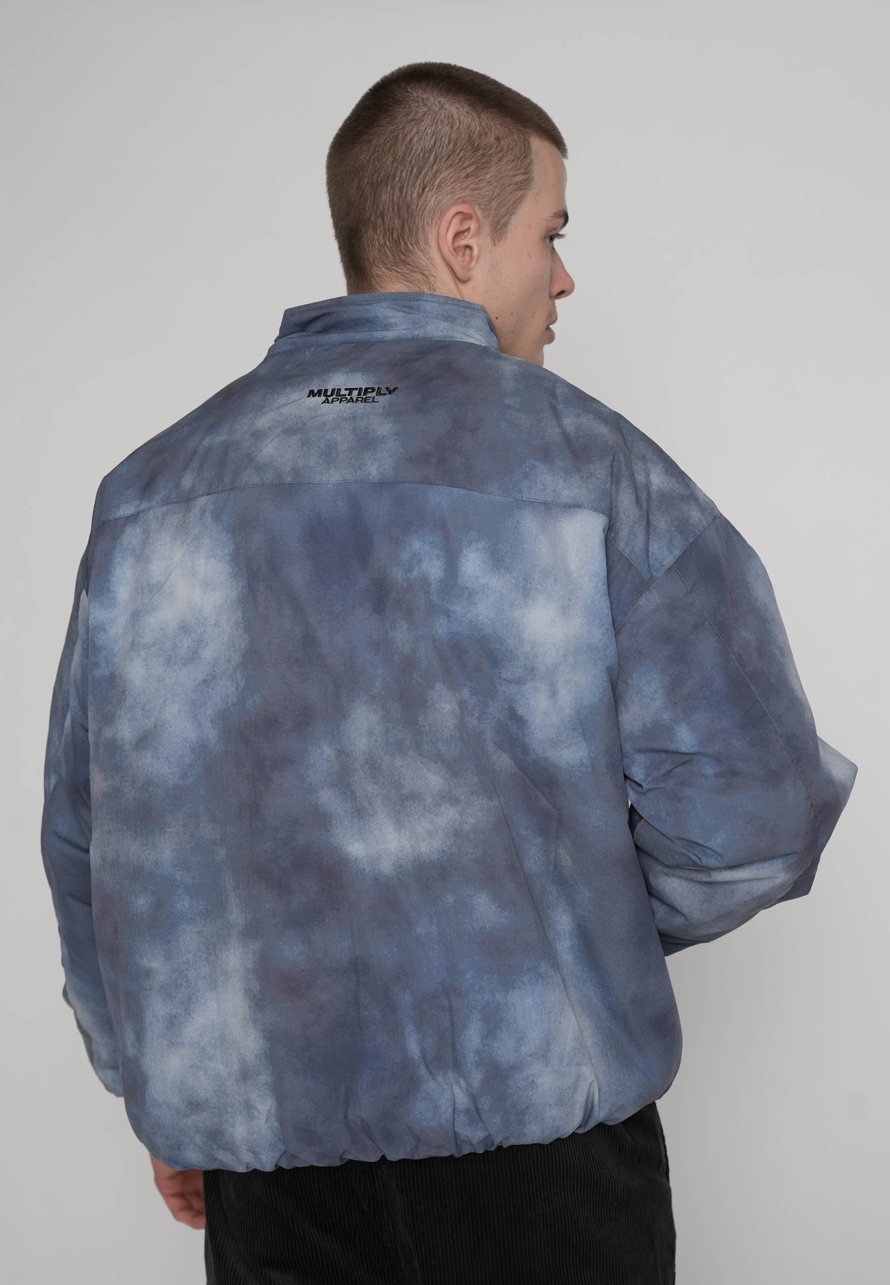 Multiply Apparel Panneled Windbreaker BREAKER Black – weitere Ansicht 4