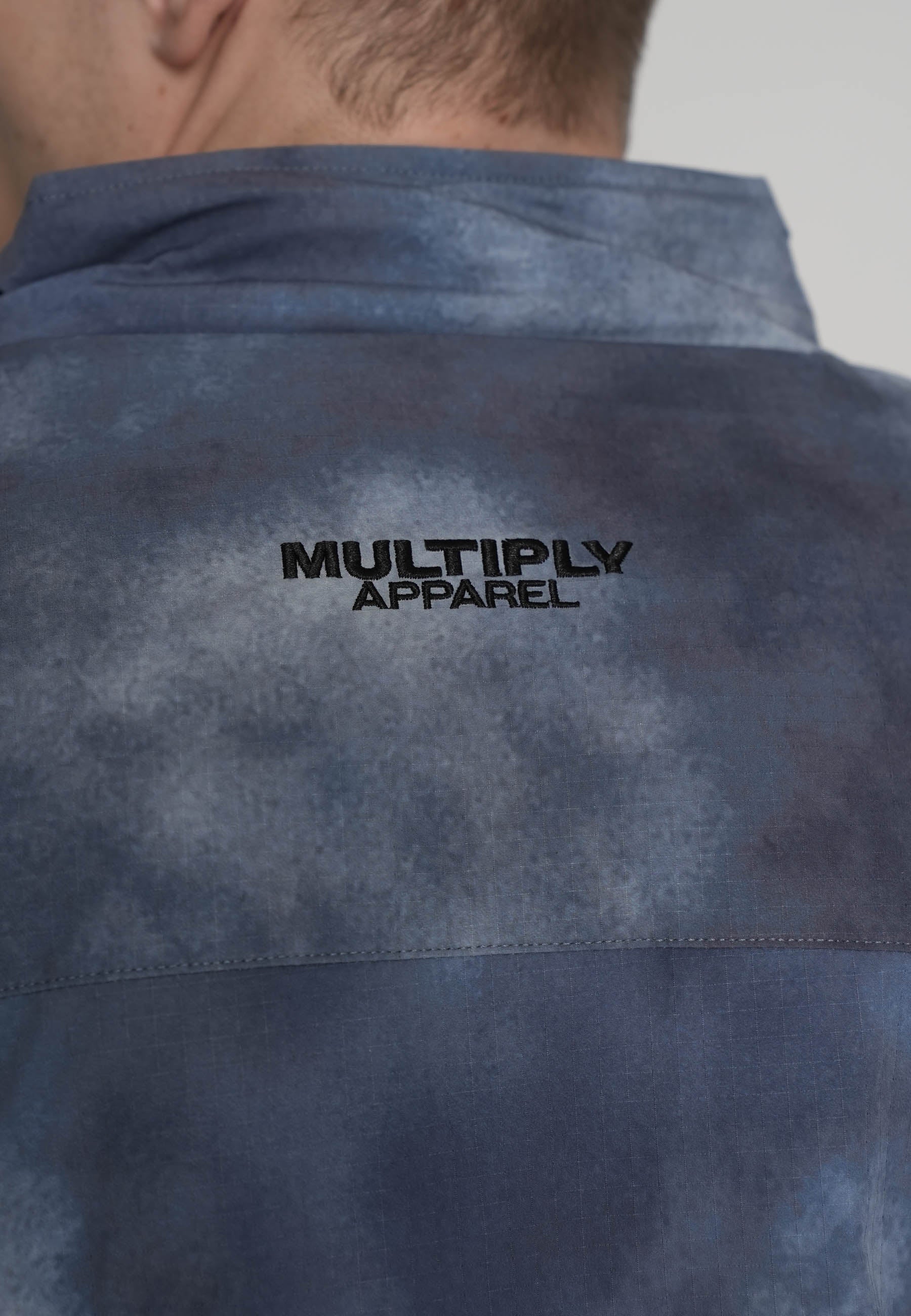 Multiply Apparel Panneled Windbreaker BREAKER Black – weitere Ansicht 7