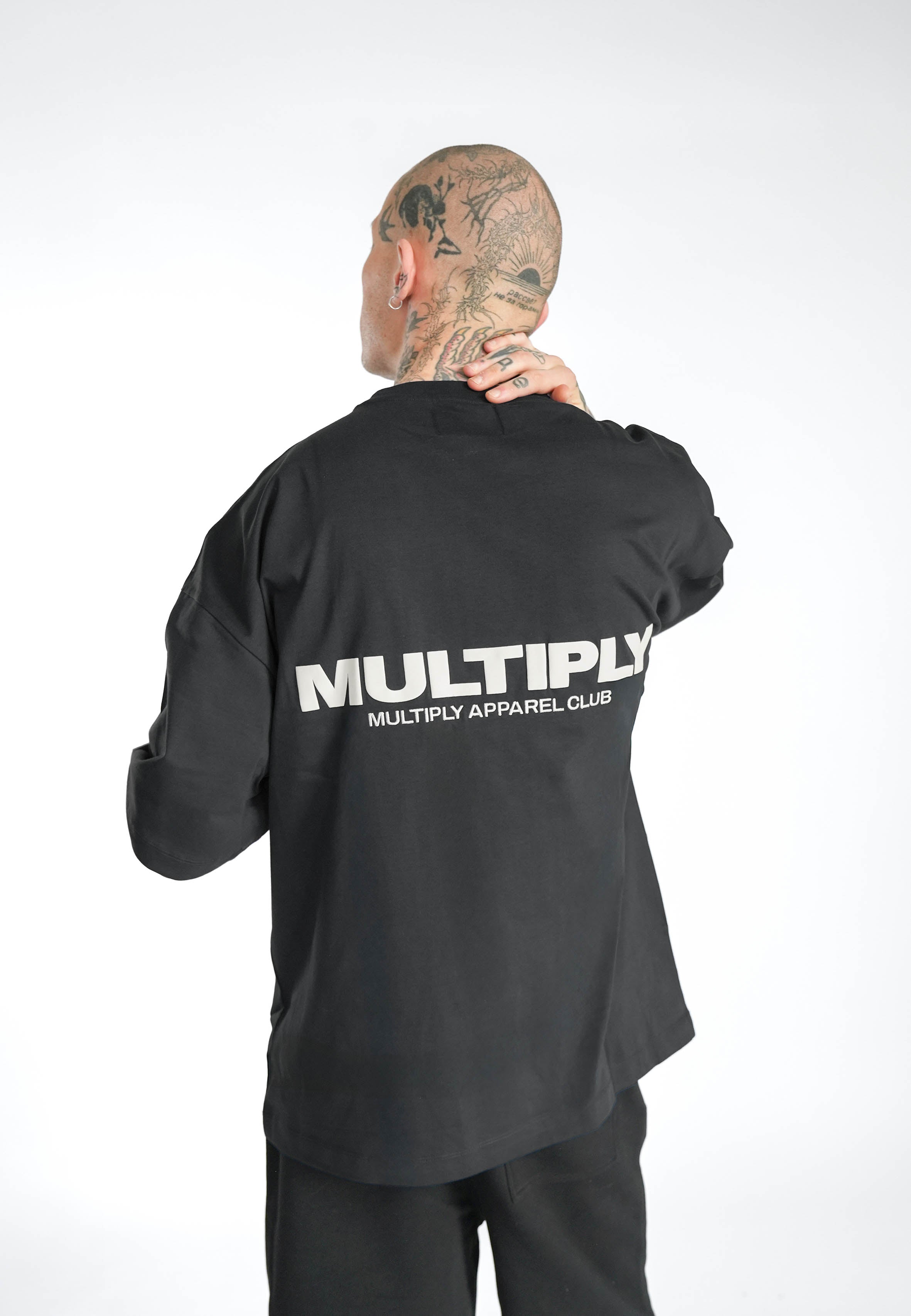 Multiply Apparel Oversize T-Shirt MULTIPLY Black – weitere Ansicht 4