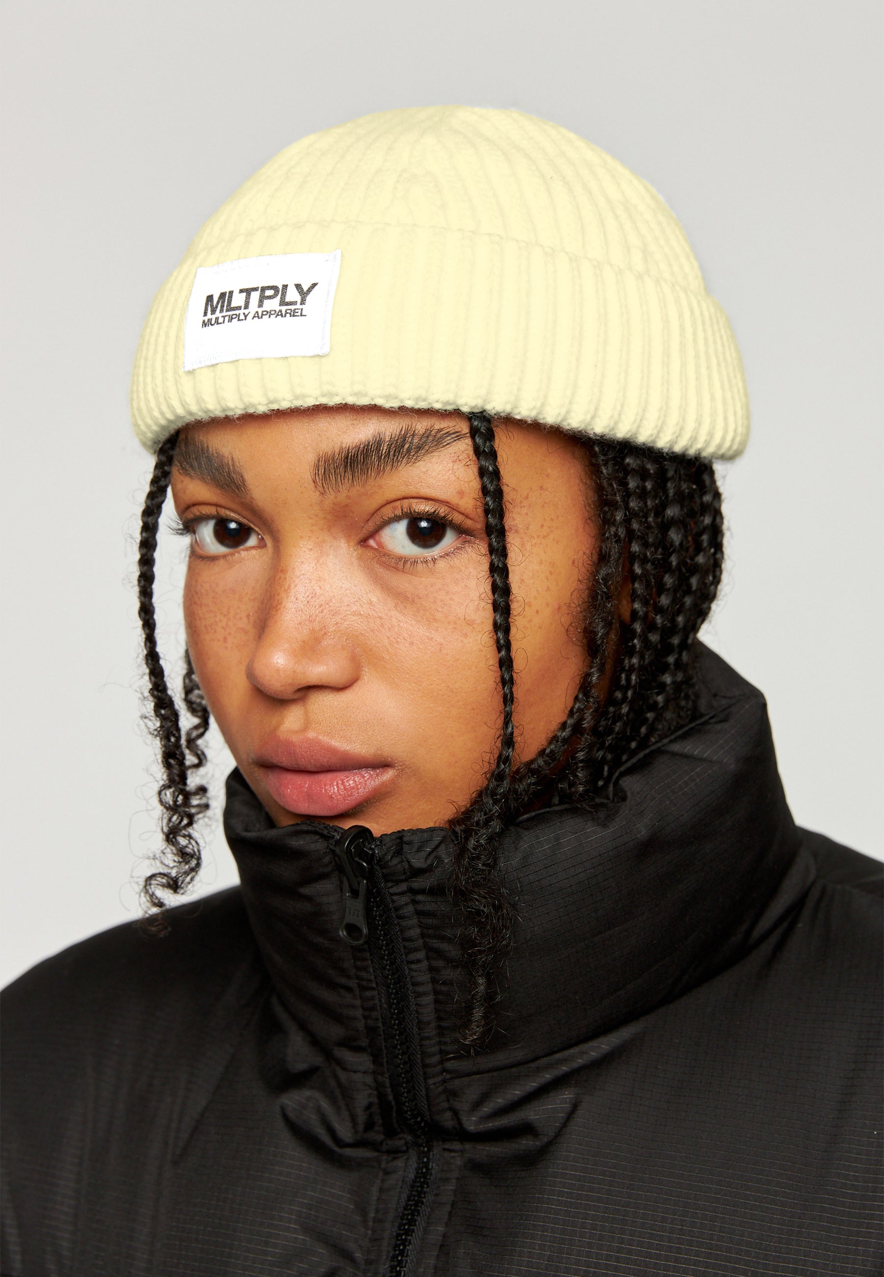 Multiply Apparel Beanie MLTPLY Cloud Dancer – weitere Ansicht 2