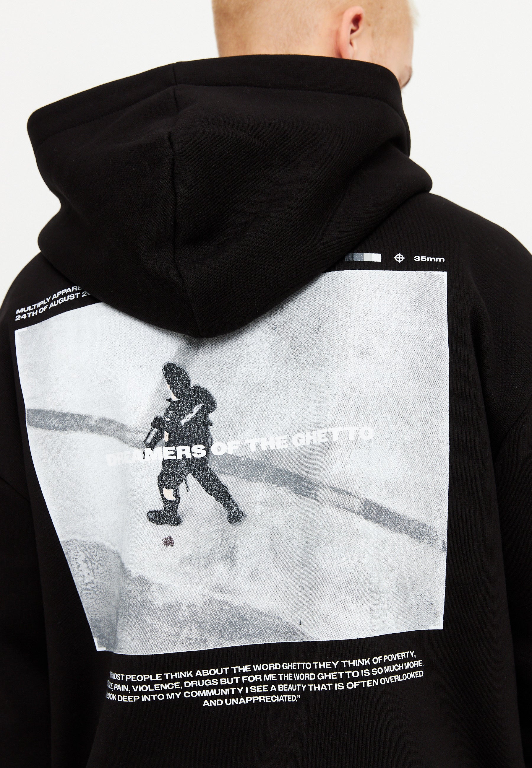Oversize Hoodie DREAMERS OF THE GHETTO Black